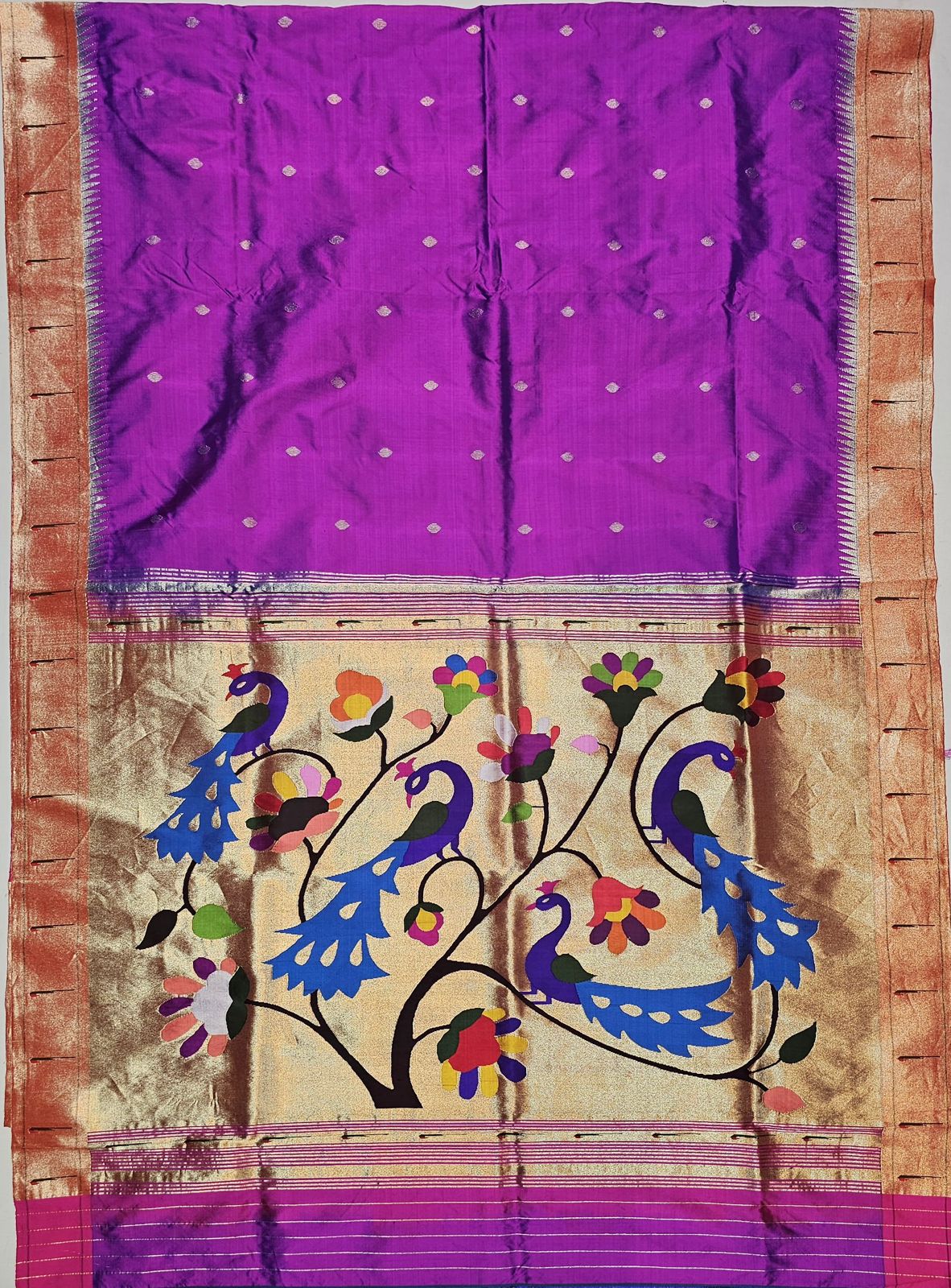 Single Muniya Paithani