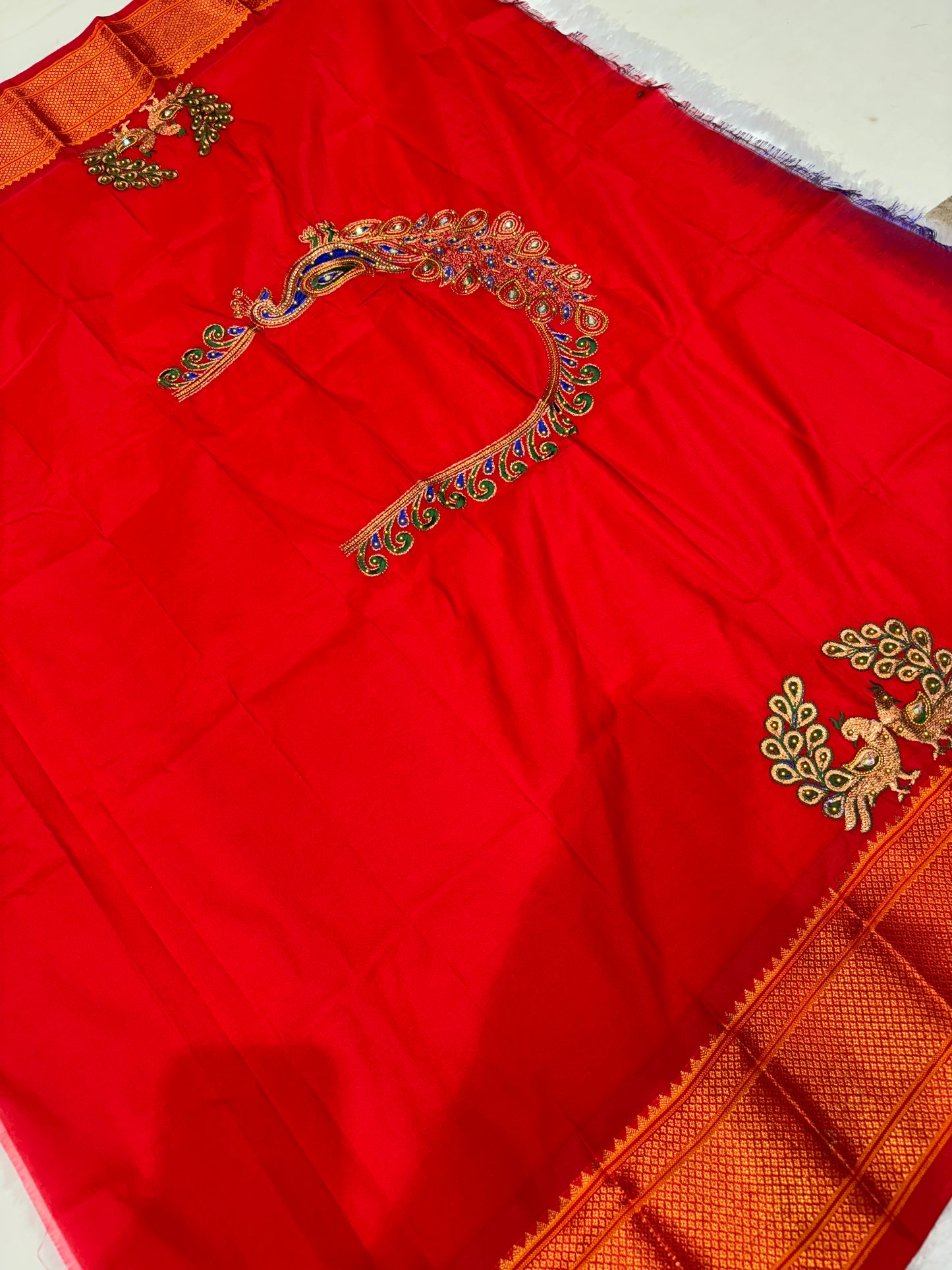 Semi Kalanjali Paithani (Ari work)