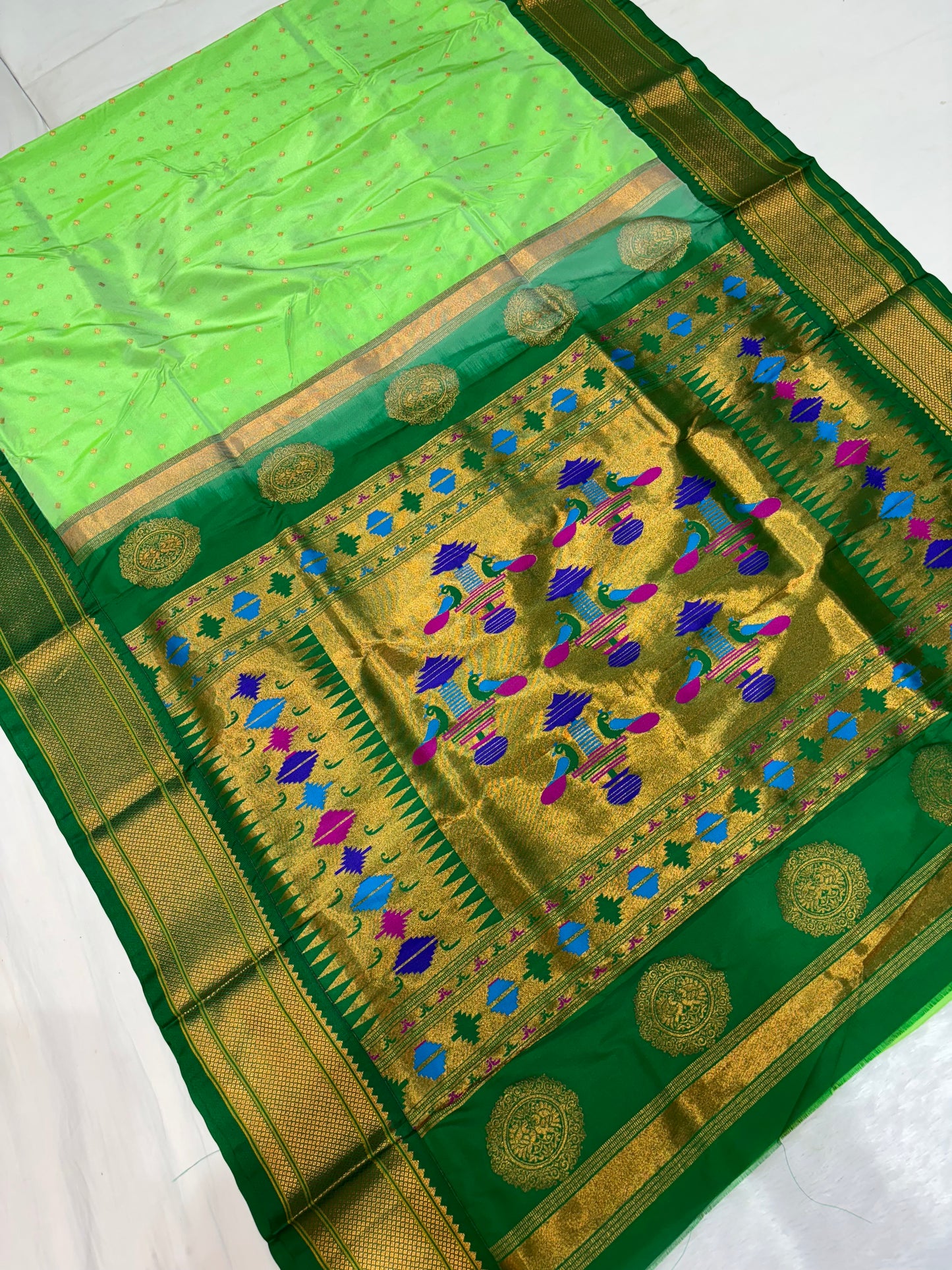 Semi Kalanjali Paithani (Ari work)