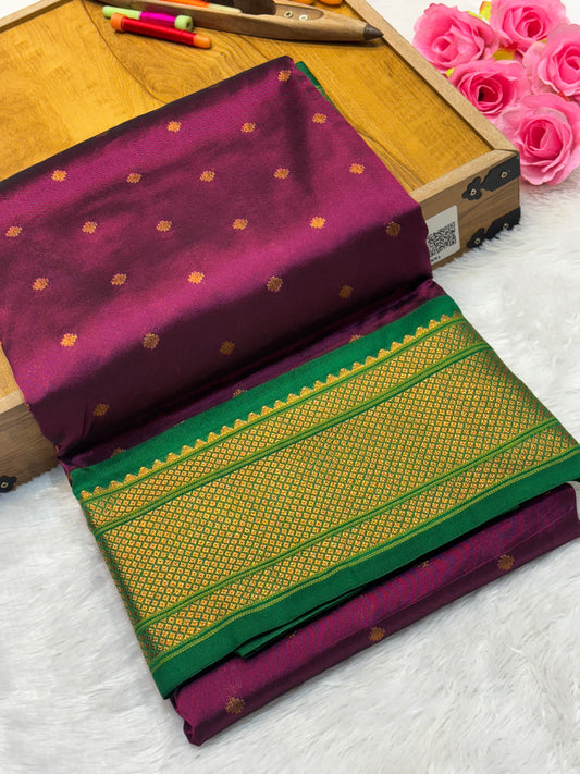 Semi Kalanjali Paithani (Ari work)