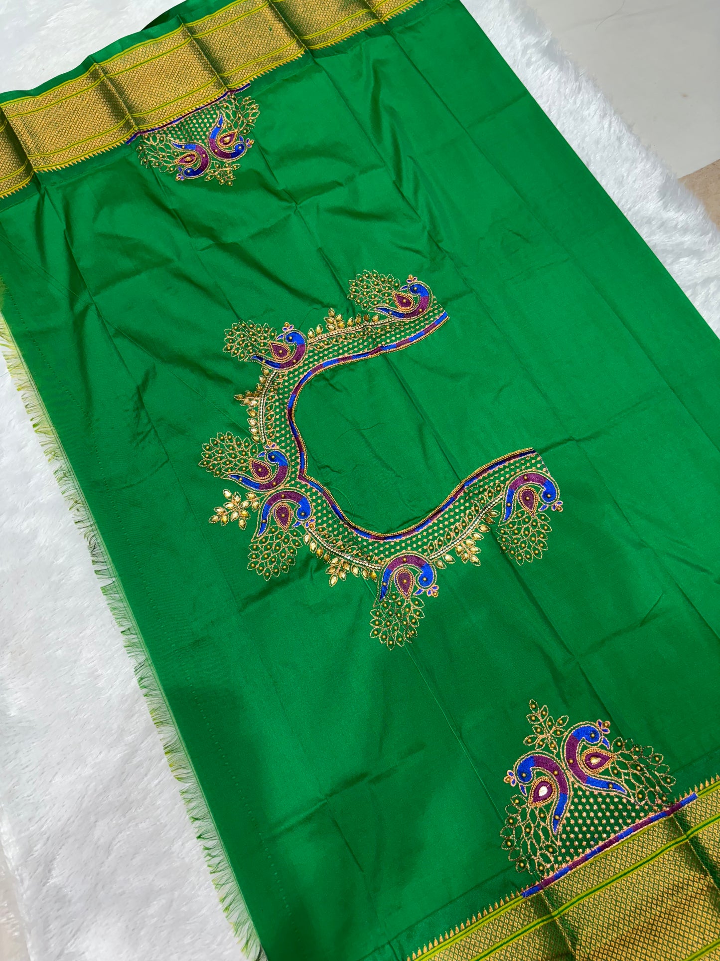 Semi Kalanjali Paithani (Ari work)