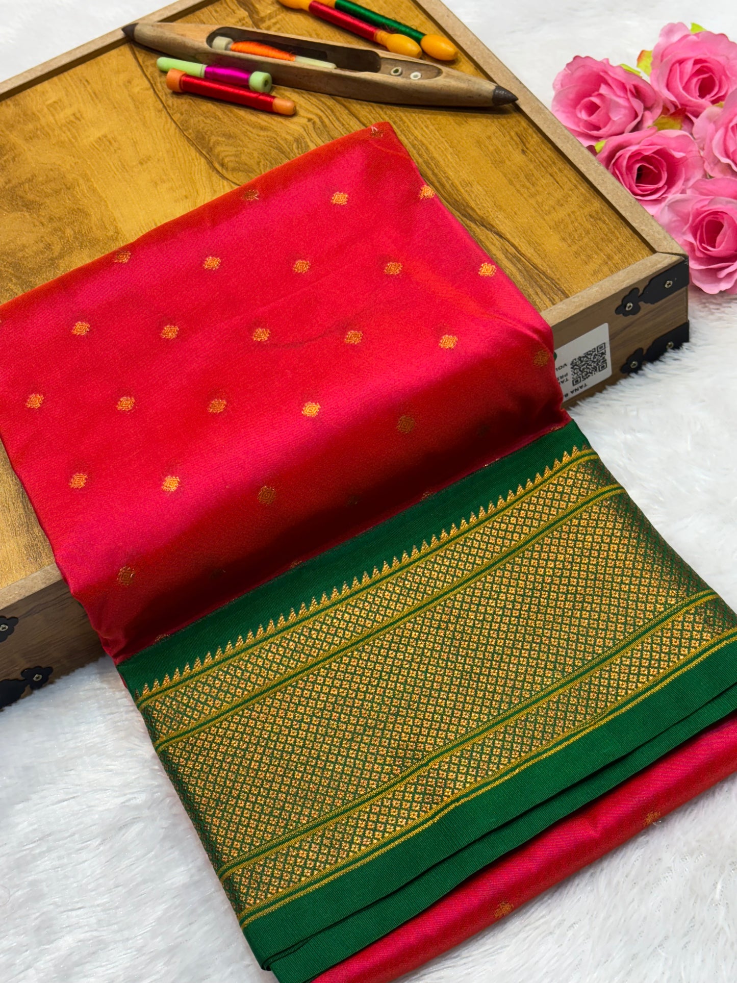 Semi Kalanjali Paithani (Ari work)