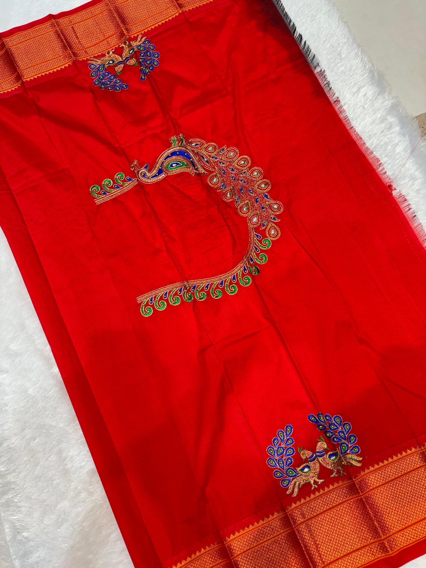 Semi Kalanjali Paithani (Ari work)