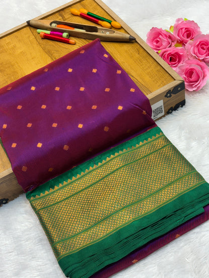 Semi Kalanjali Paithani (Ari work)