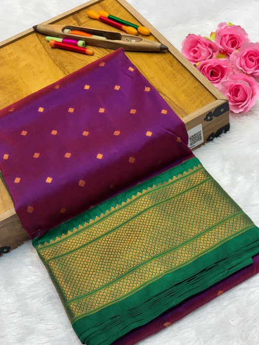 Semi Kalanjali Paithani (Ari work)