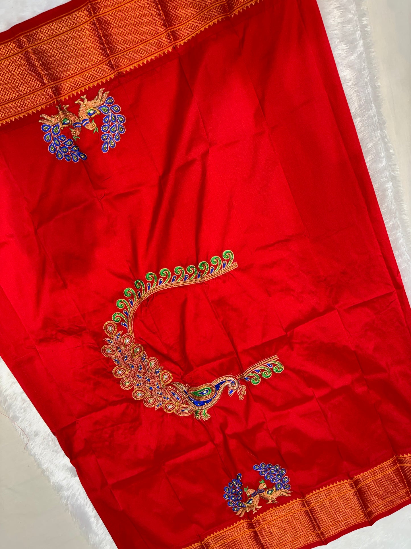 Semi Kalanjali Paithani (Ari work)