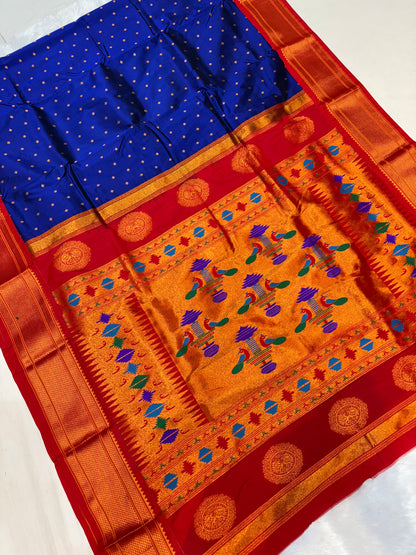 Semi Kalanjali Paithani (Ari work)