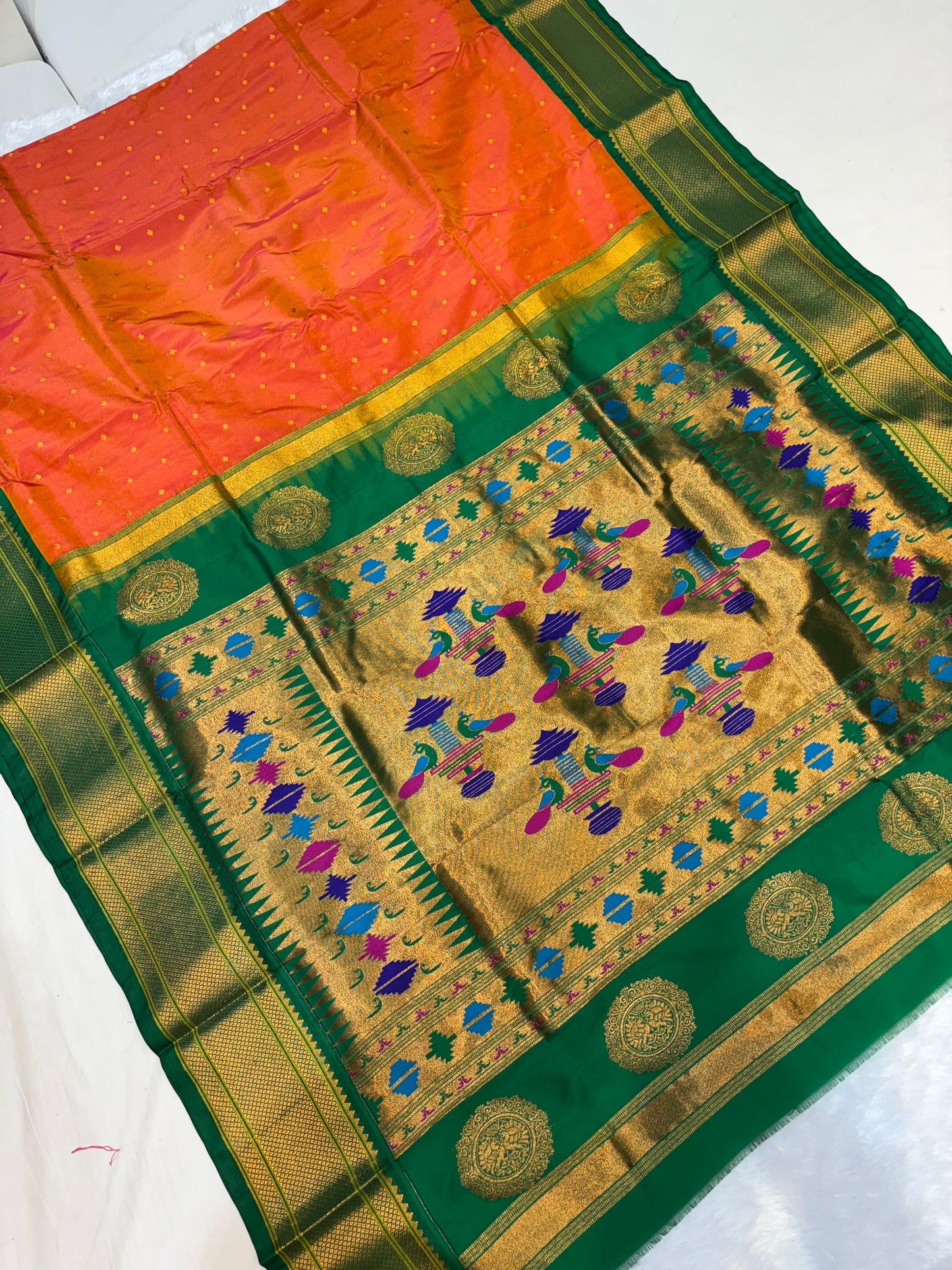 Semi Kalanjali Paithani (Ari work)