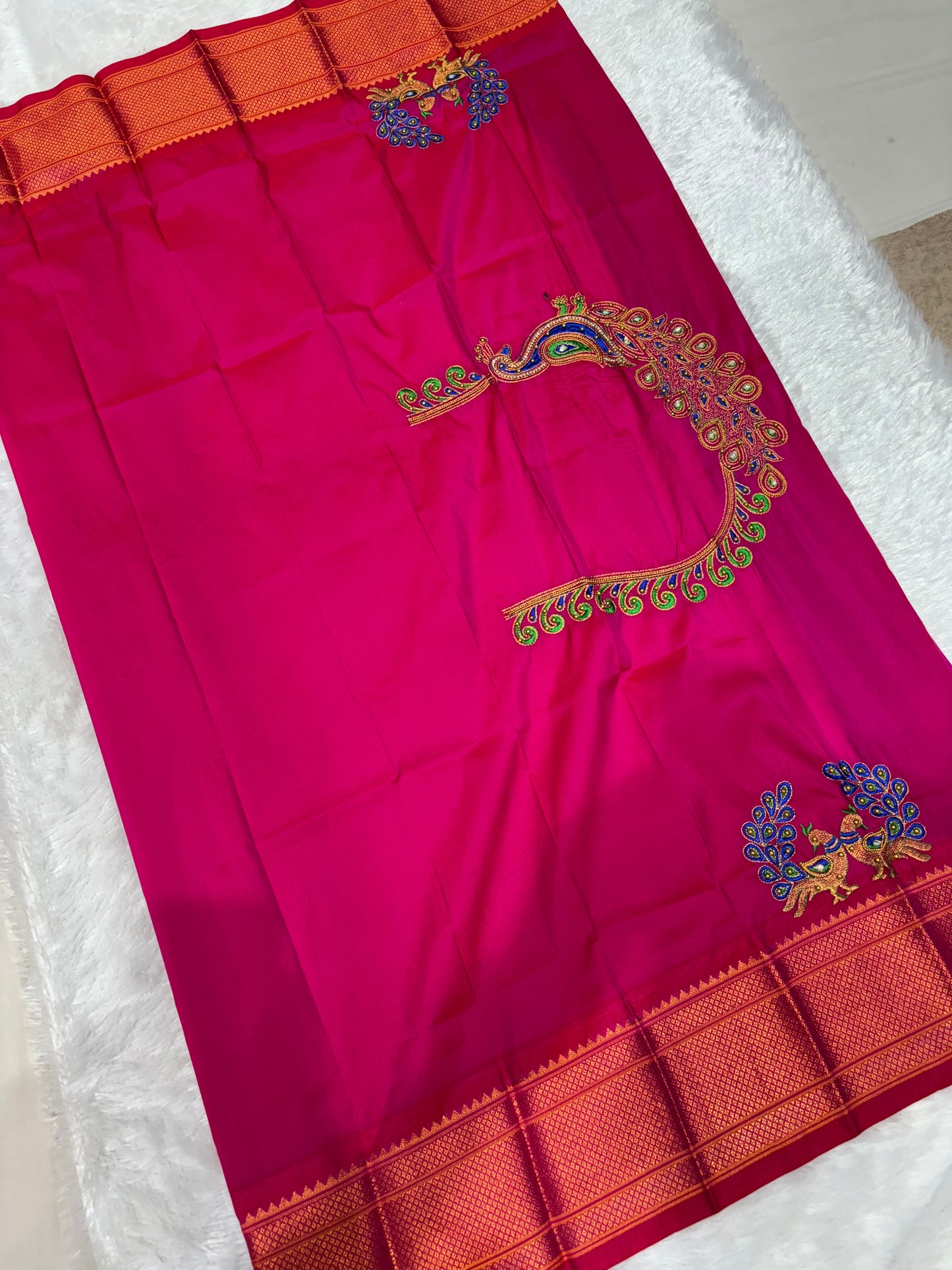 Semi Kalanjali Paithani (Ari work)
