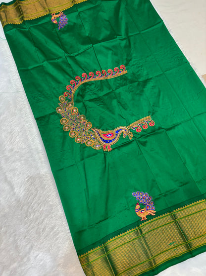 Semi Kalanjali Paithani (Ari work)