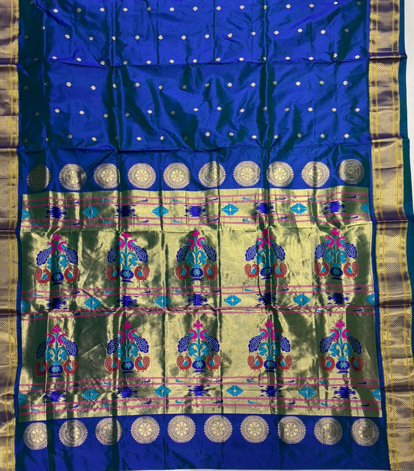Kalanjali Paithani Pure Silk