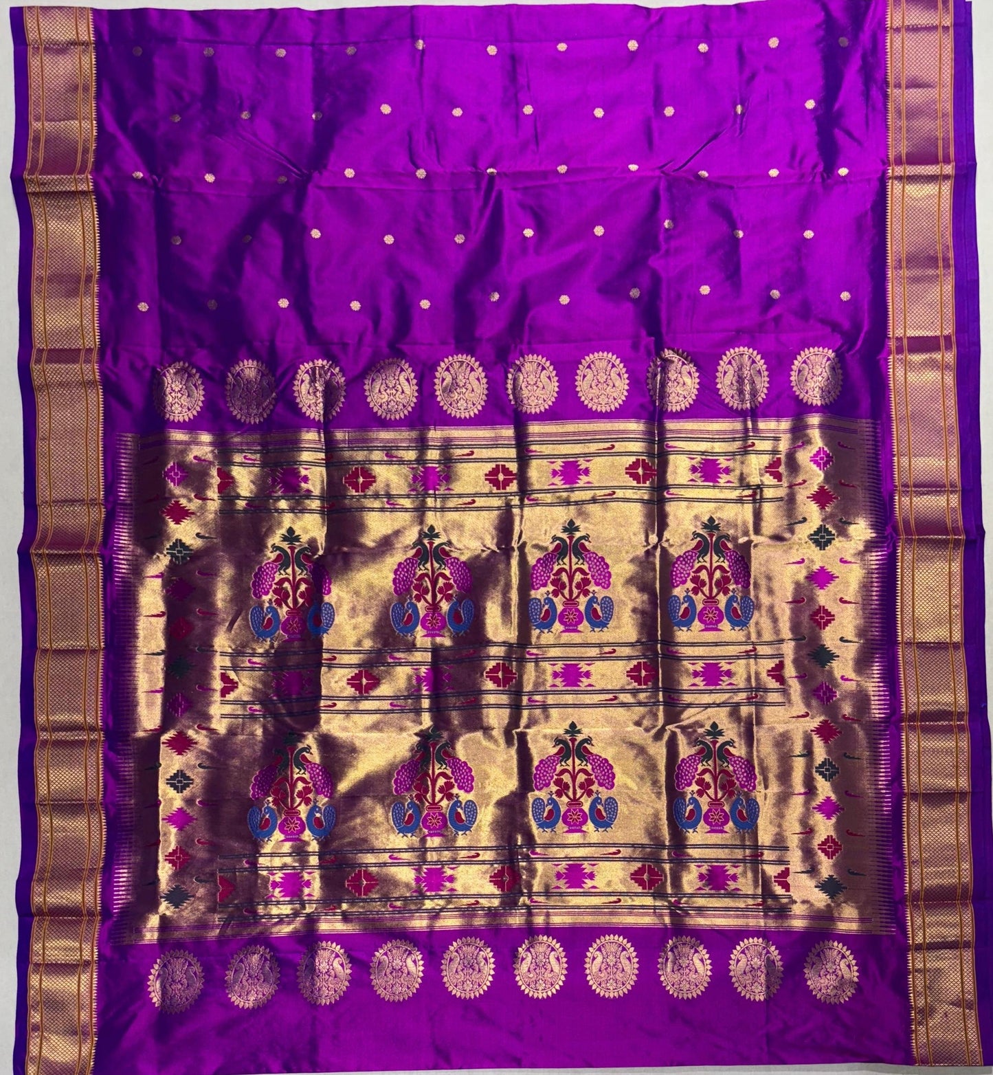 Kalanjali Paithani Pure Silk