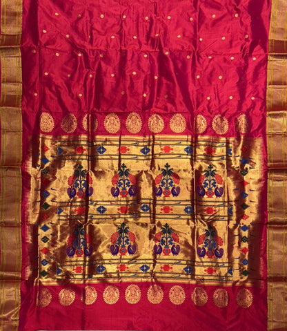 Kalanjali Paithani Pure Silk