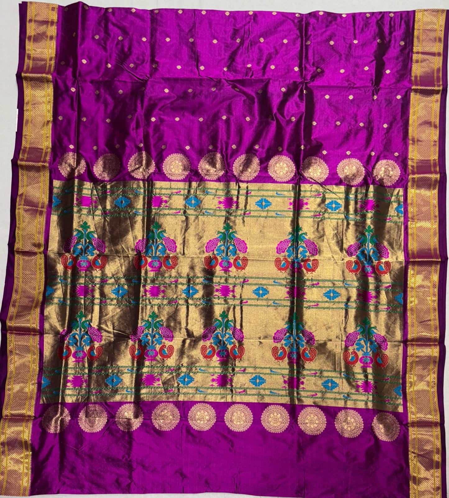 Kalanjali Paithani Pure Silk