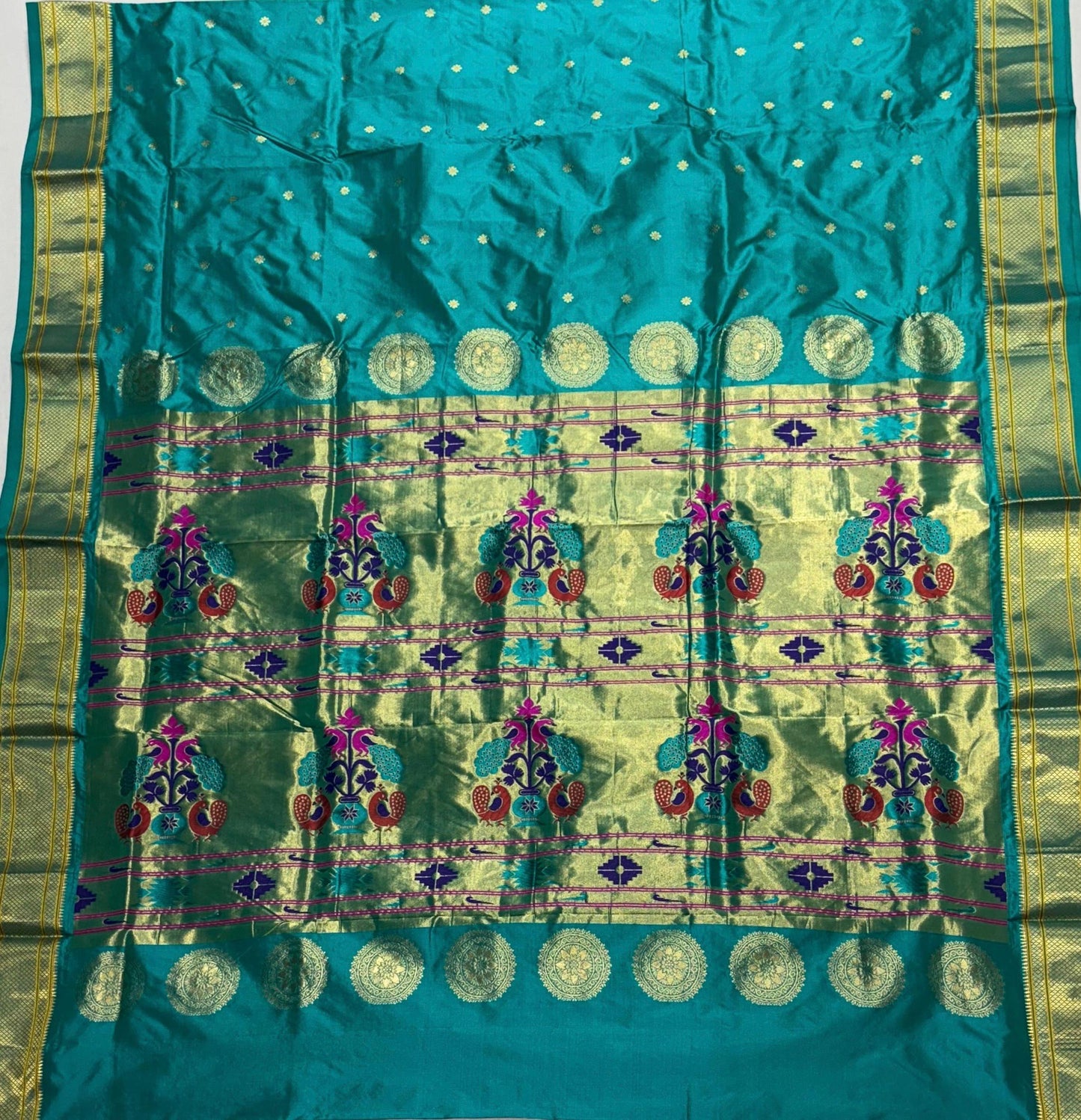 Kalanjali Paithani Pure Silk
