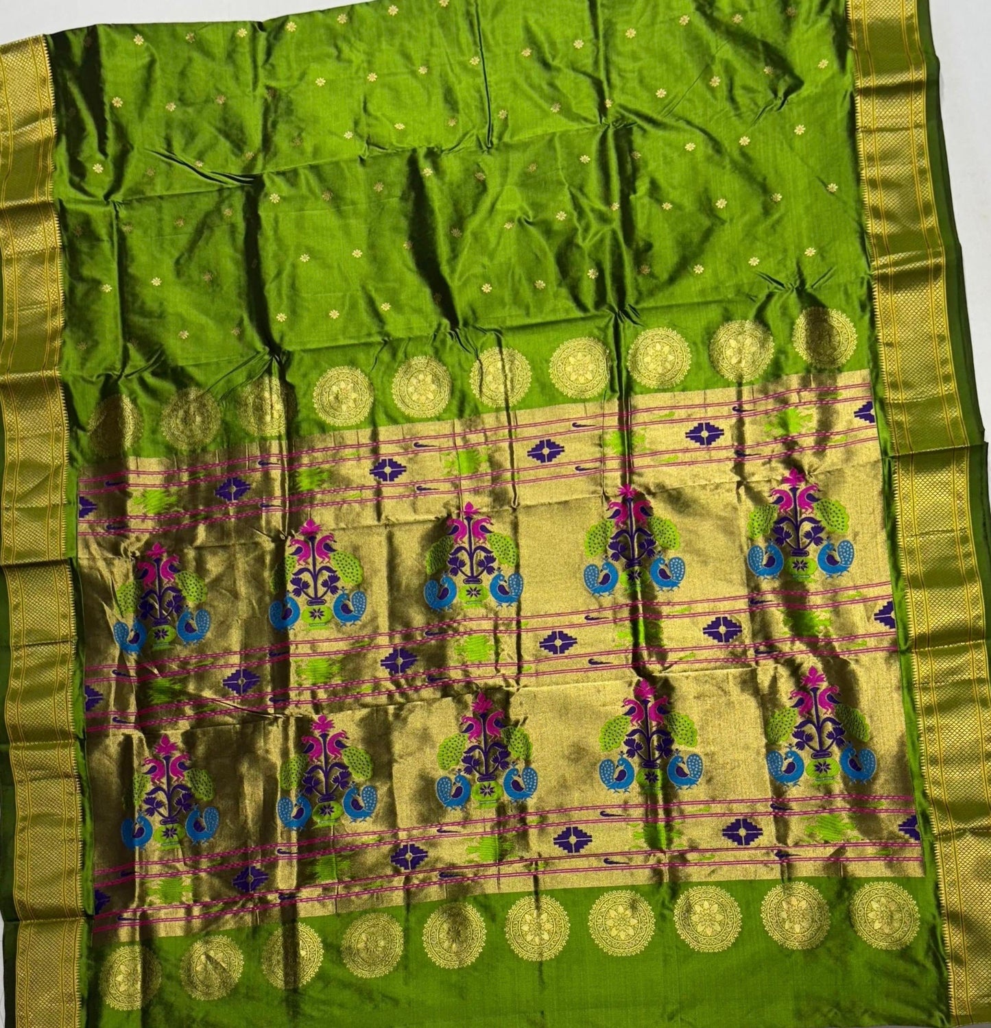 Kalanjali Paithani Pure Silk
