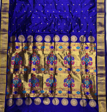 Kalanjali Paithani Pure Silk
