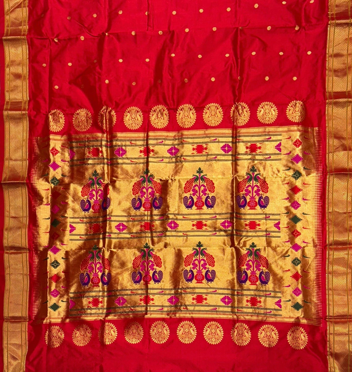 Kalanjali Paithani Pure Silk