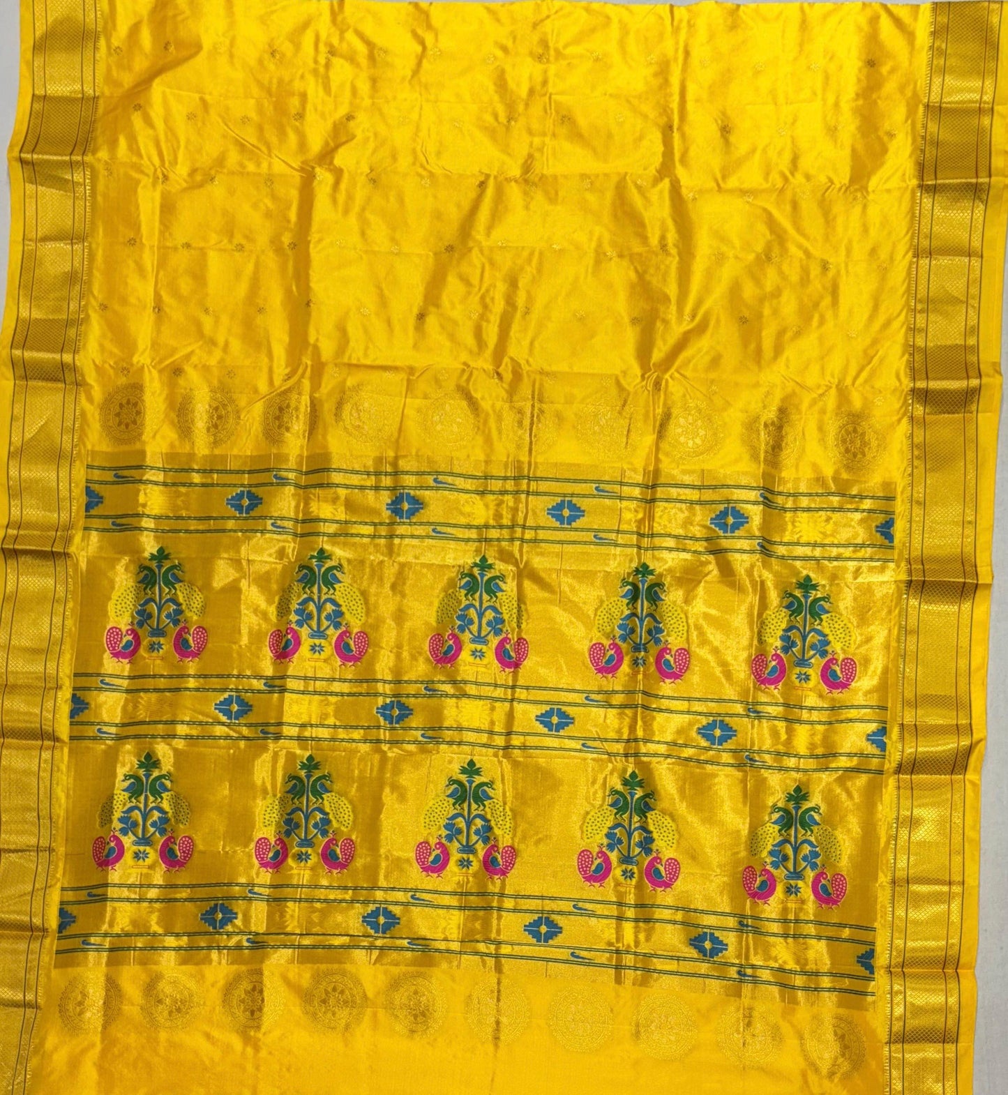 Kalanjali Paithani Pure Silk