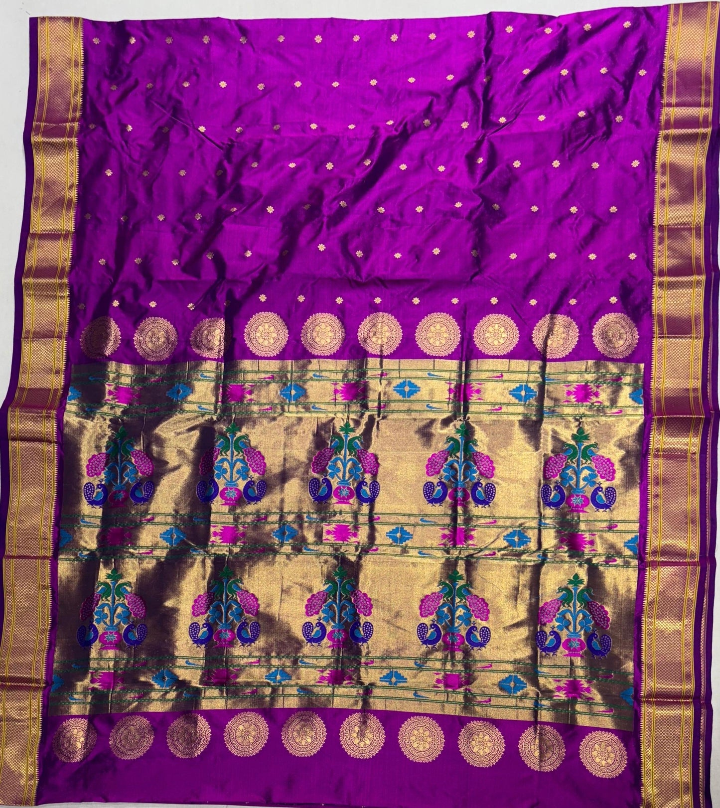 Kalanjali Paithani Pure Silk