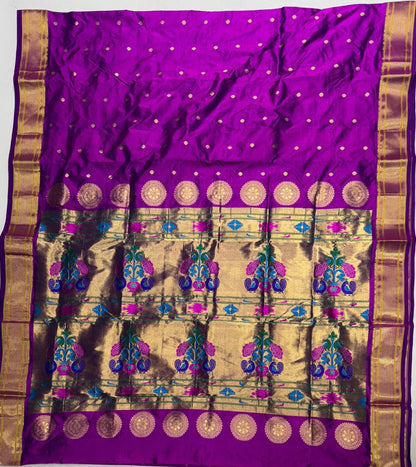 Kalanjali Paithani Pure Silk
