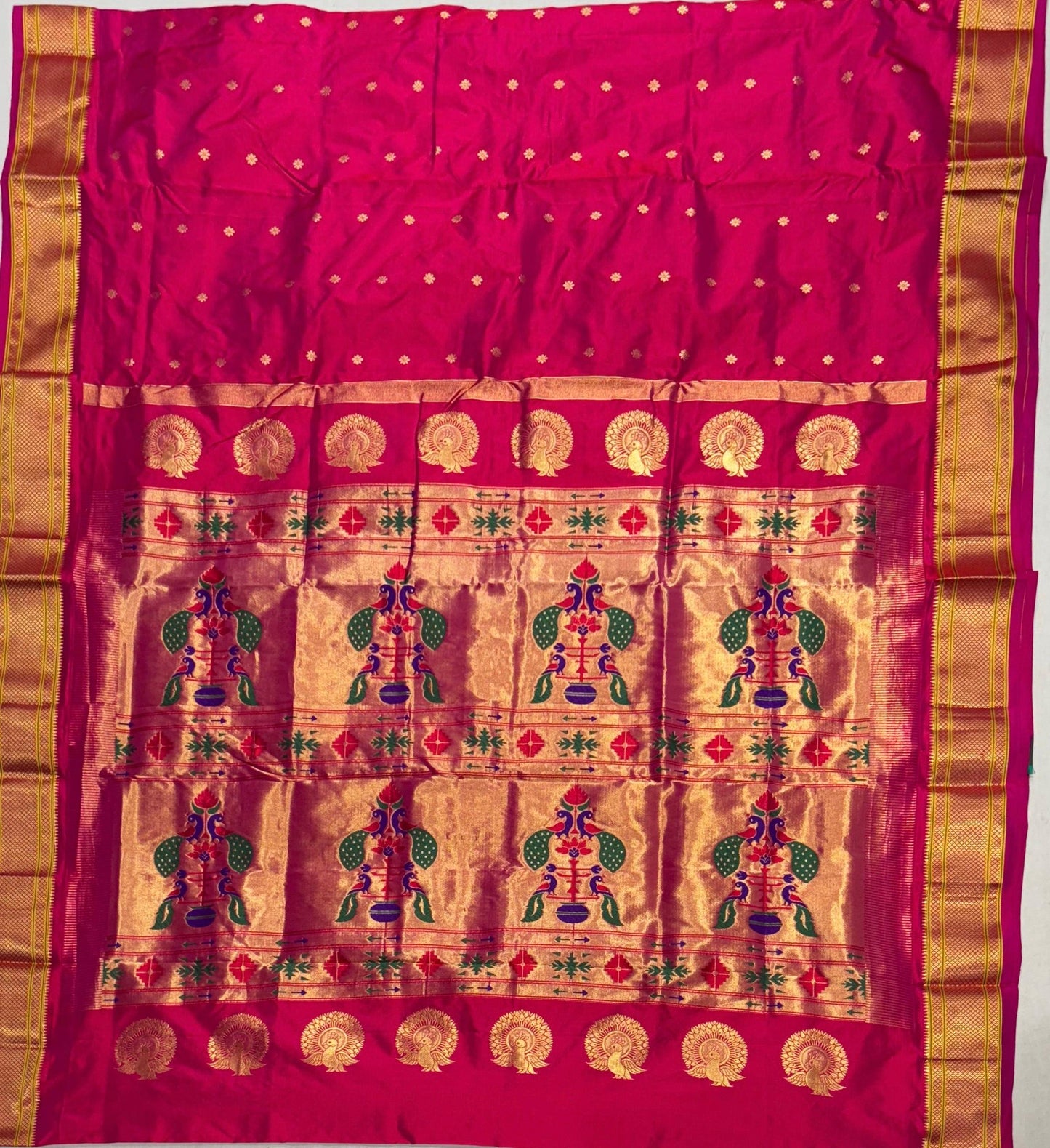 Kalanjali Paithani Pure Silk