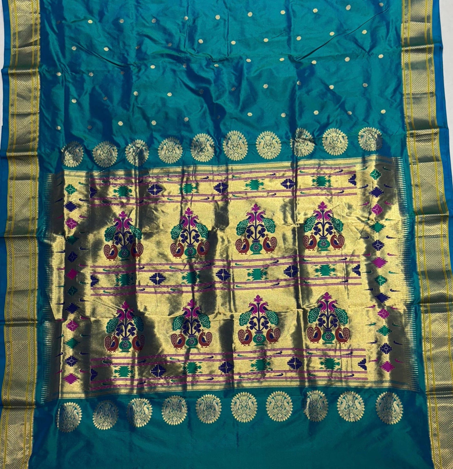 Kalanjali Paithani Pure Silk