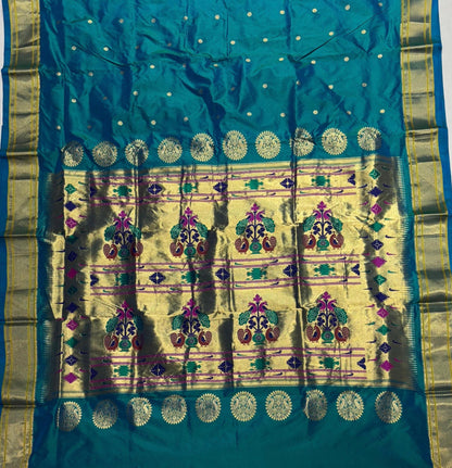 Kalanjali Paithani Pure Silk