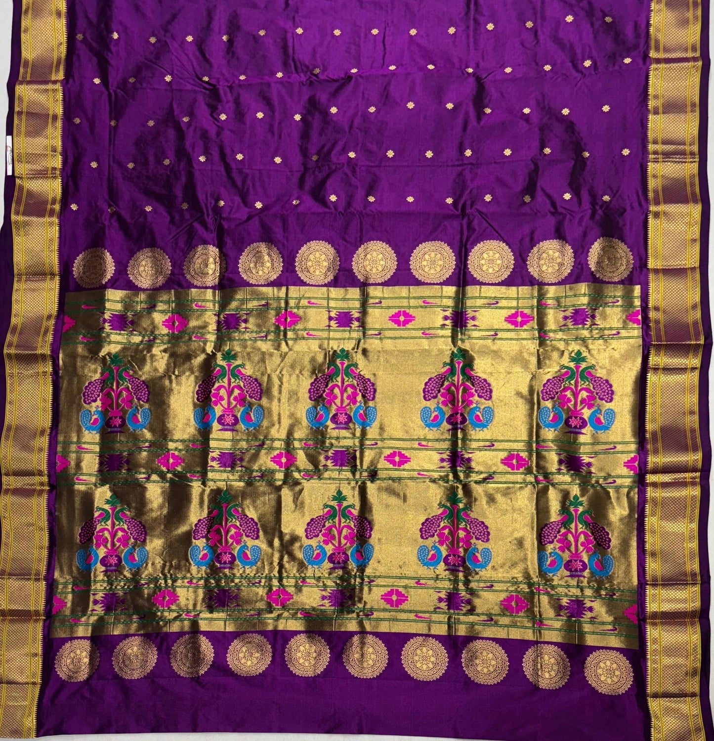 Kalanjali Paithani Pure Silk