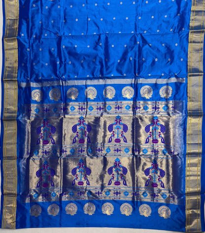 Kalanjali Paithani Pure Silk