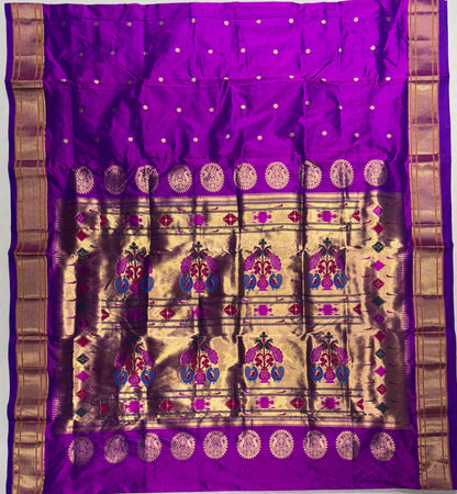 Kalanjali Paithani Pure Silk