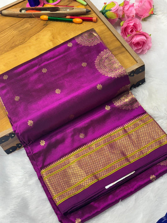 Kalanjali Paithani Pure Silk