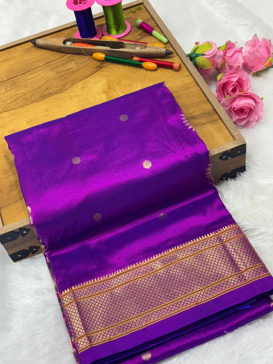 Kalanjali Paithani Pure Silk