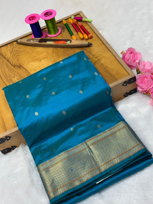 Kalanjali Paithani Pure Silk