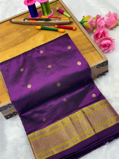 Kalanjali Paithani Pure Silk