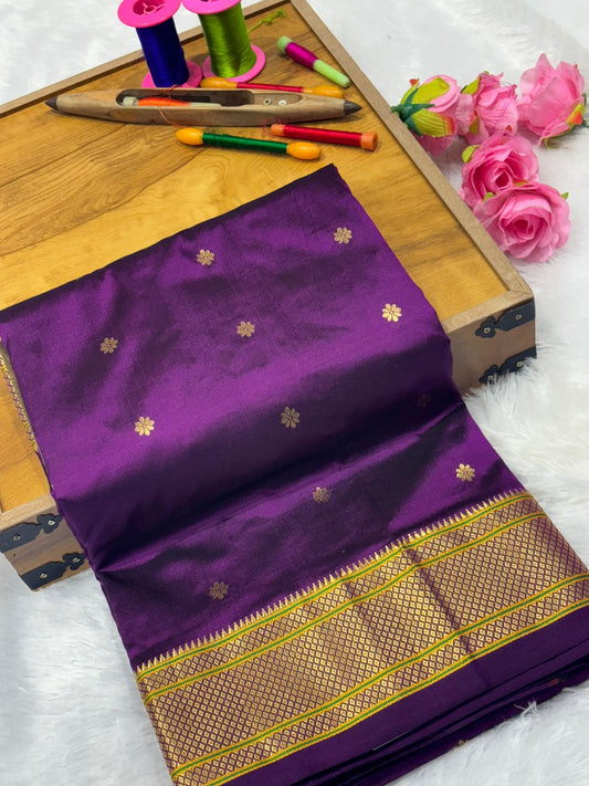 Kalanjali Paithani Pure Silk
