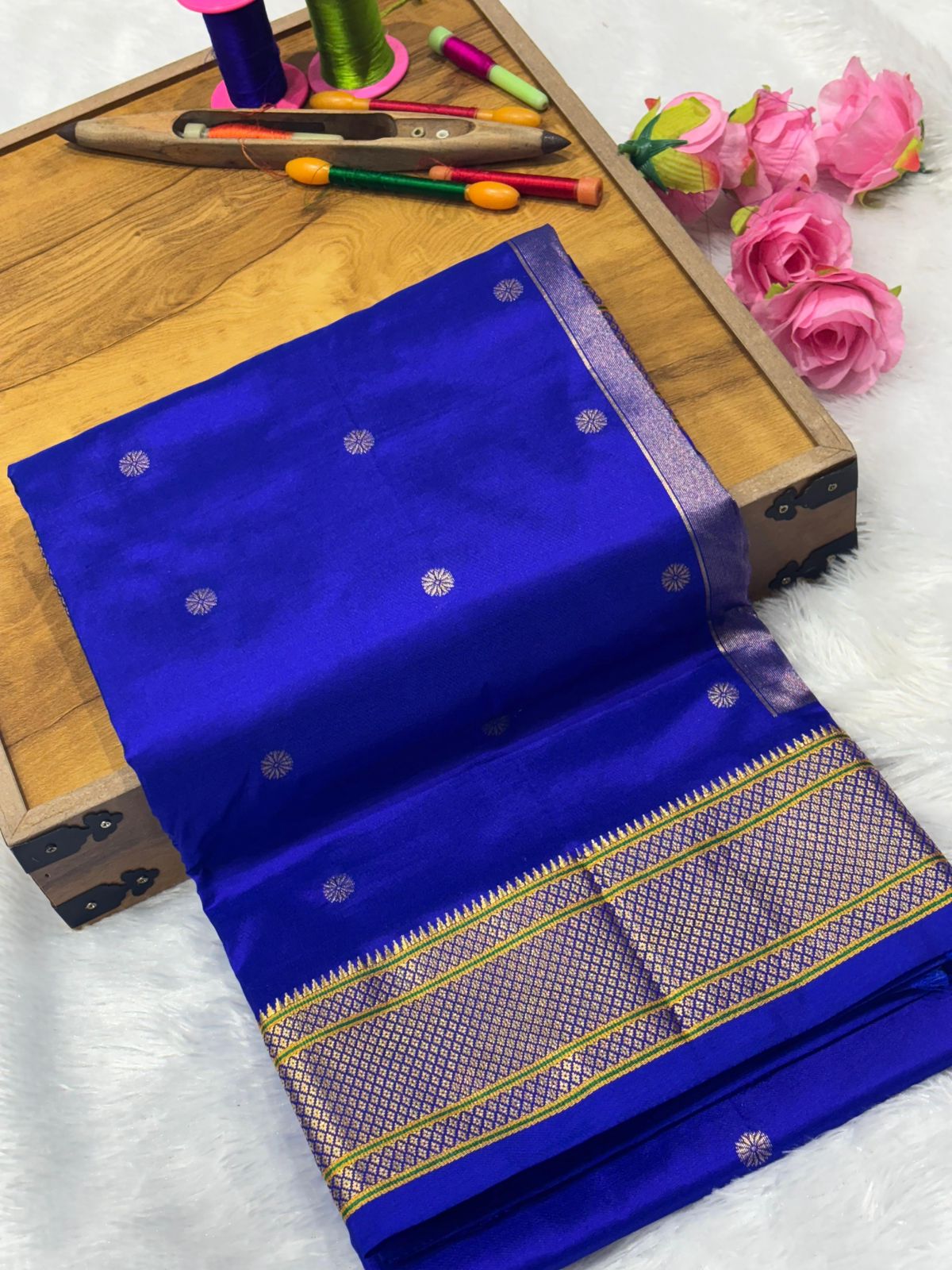 Kalanjali Paithani Pure Silk