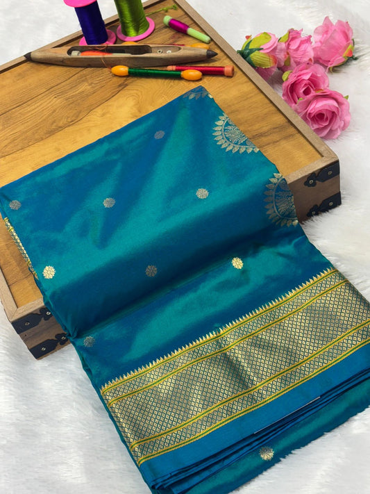 Kalanjali Paithani Pure Silk