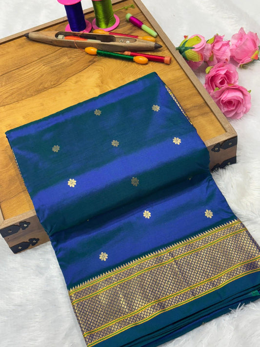 Kalanjali Paithani Pure Silk