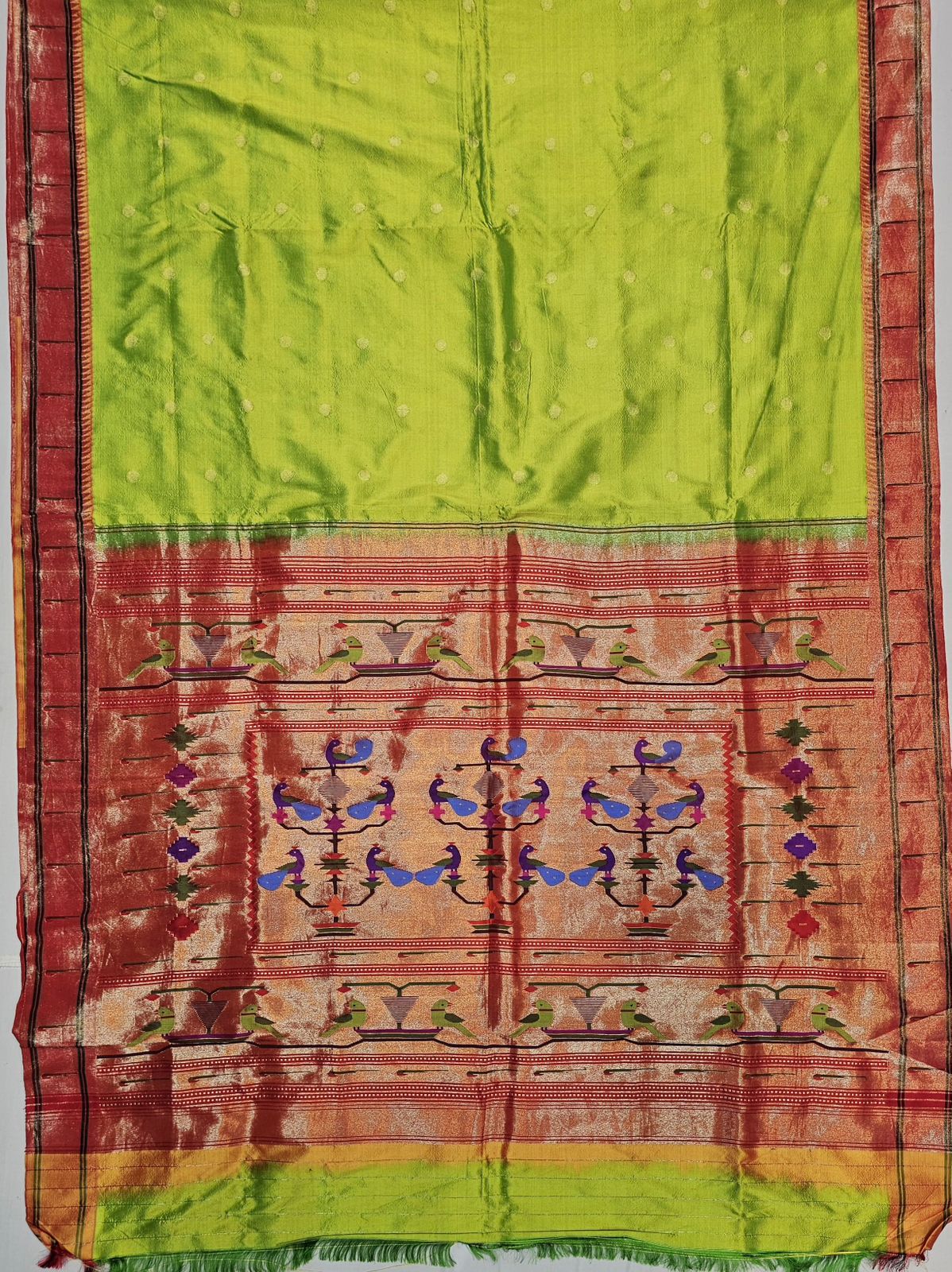 Single Muniya Paithani