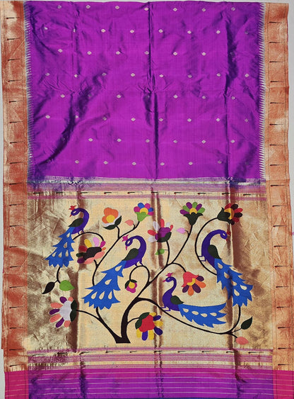Single Muniya Paithani