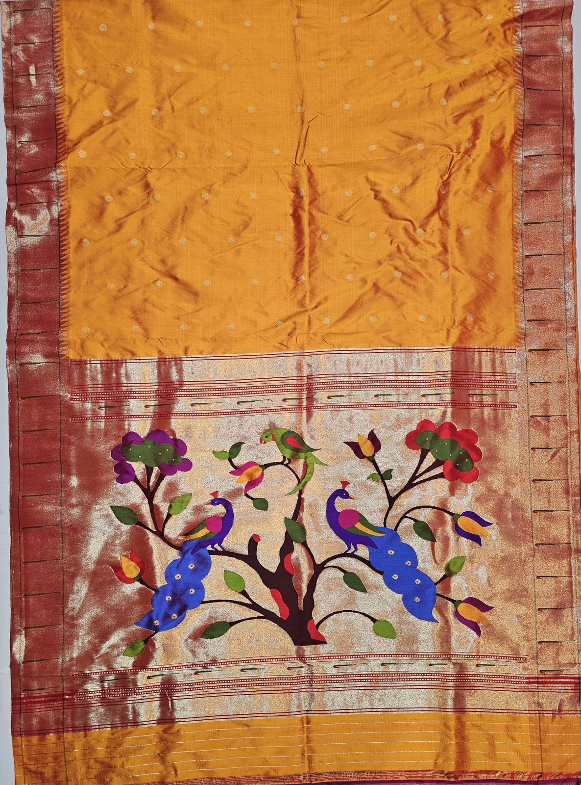 Single Muniya Paithani