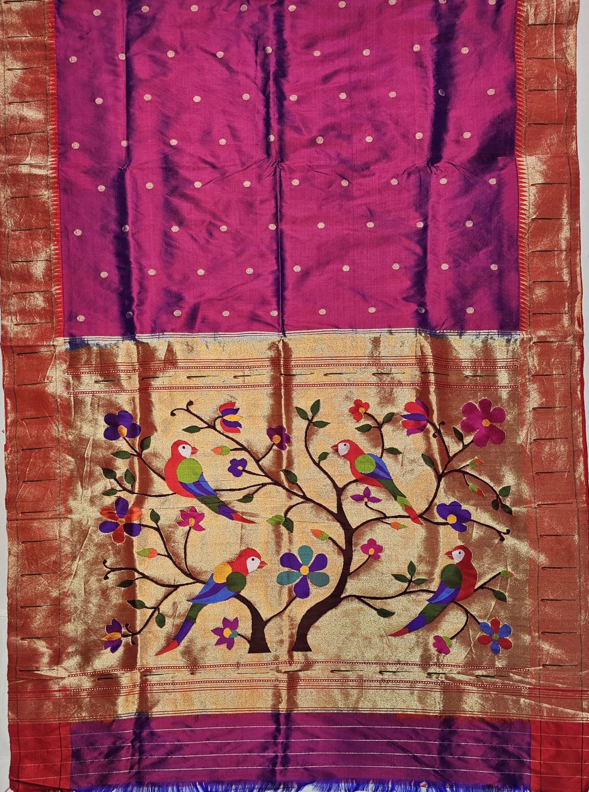 Single Muniya Paithani
