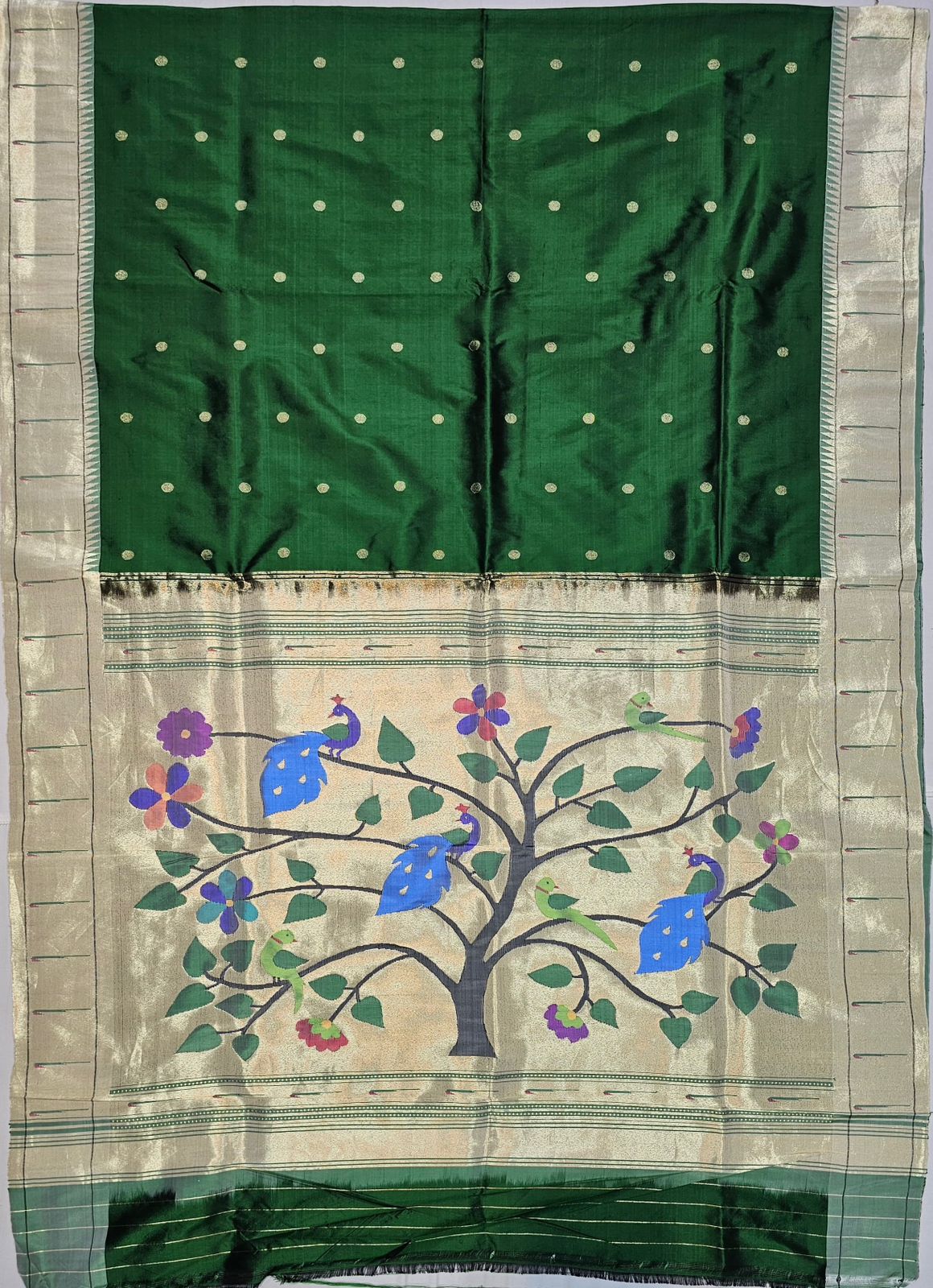 Single Muniya Paithani