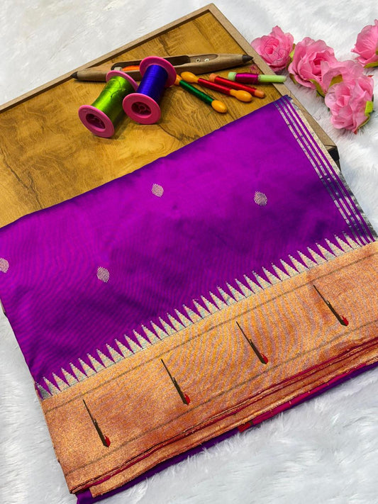Single Muniya Paithani